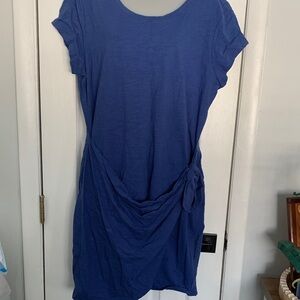 Lauren Ralph Lauren Blue Asymmetrical Dress